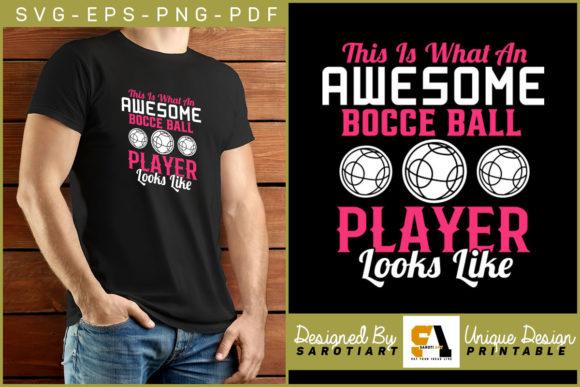 Bocce Ball Player Sublimation T-shirt Review