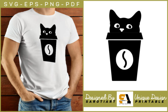 Cat with Coffee Mug Vector: An Embroidery Review