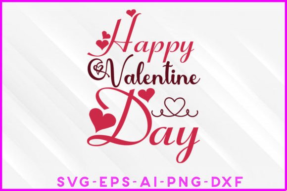 Happy Valentine Day T-shirt SVG: Graphics for Crafts