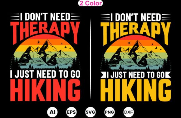 Hiking Mountain T-shirt Design: Graphics for Crafts