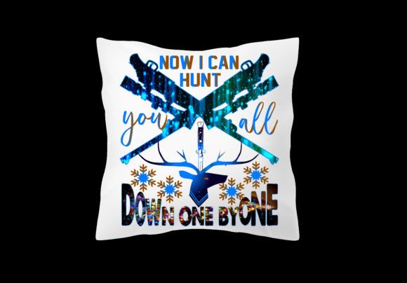 Hunting Mug Pillows T-Shirt Design: Graphics for Crafts