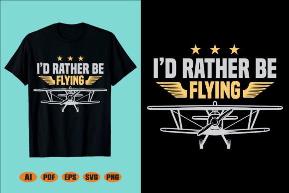 I d Rather Be Flying T-Shirt: Graphics & Crafts Review