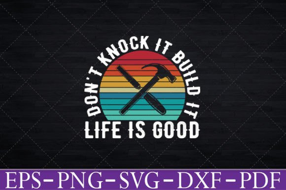 Life is Good Crusher Graphic T-Shirt Svg: Crafts & Graphics