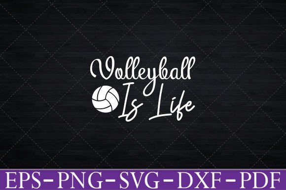 Men's Volleyball is Life T-Shirt Funny Graphics & Crafts