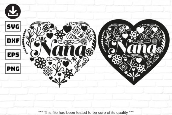 Nana SVG File for T-shirt or Mug: Graphics & Crafts Review