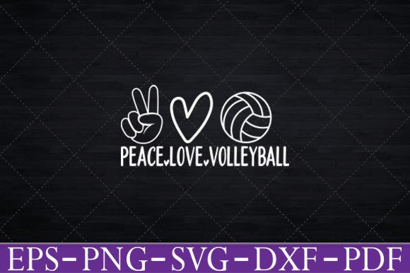 Peace Love Volleyball SVG: Graphics & Crafts Review